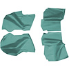 AW65GA00056420G 65 GM A-BODY CONVERTIBLE ARMREST/WELL COVERS - LT AQUA - image 1