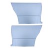 DO64GH00048325G 64 CHEVELLE/MALIBU HTP REAR PANELS - METALLIC BLUE - image 1