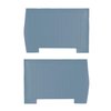 DO64GH00056325G 64 CHEVELLE/MALIBU CONV REAR PANELS - METALLIC BLUE - image 1