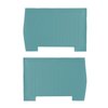 DO64GH00056419G 64 CHEVELLE/MALIBU CONV REAR PANELS - NOS LIGHT AQUA - image 1
