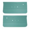 DO65GH00012420G 65 CHEVELLE/MALIBU FRONT DOOR PANELS - LIGHT MET AQUA - image 1