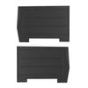 DO65GH00056100G 65 CHEVELLE/MALIBU CONVERTIBLE REAR PANELS - BLACK - image 1