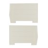 DO65GH00056220G 65 CHEVELLE/MALIBU CONVERTIBLE REAR PANELS - WHITE - image 1
