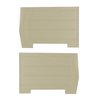 DO65GH00056235G 65 CHEVELLE/MALIBU CONVERTIBLE REAR PANELS - FAWN - image 1