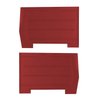 DO65GH00056501G 65 CHEVELLE/MALIBU CONVERTIBLE REAR PANELS - RED - image 1