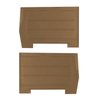 DO65GH00056679G 65 CHEVELLE/MALIBU CONVERTIBLE REAR PANELS - SADDLE - image 1