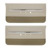 DO66GE00012673G 66 EL CAMINO FRONT DOOR PANELS PARCHMENT W/ FAWN - image 1