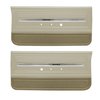 DO66GH00012673G 66 CHEVELLE/MALIBU FRONT DOOR PANELS - PARCHMENT W/ FAWN - image 1