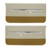 DO66GH00012674G 66 CHEVELLE/MALIBU FRONT DOOR PANELS - PARCH W/ NOS DK FAWN - image 1