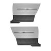 DO66GH00048221G 66 CHEVELLE/MALIBU HTP REAR PANELS - WHITE W/ BLACK - image 1