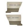 DO66GH00048673G 66 CHEVELLE/MALIBU HTP REAR PANELS - PARCHMENT W/ FAWN - image 1