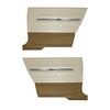 DO66GH00048674G 66 CHEVELLE/MALIBU HTP REAR PANELS - PARCH W/ NOS DK FAWN - image 1