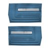 DO66GH00056338G 66 CHEVELLE/MALIBU CONV REAR PANELS - BRIGHT BLUE - image 1