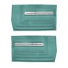 DO66GH00056420G 66 CHEVELLE/MALIBU CONV REAR PANELS - LIGHT TURQUOISE - image 1