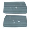 DO68GH00012333G 68 CHEVELLE/MALIBU FRONT DOOR PANELS - TEAL - image 1
