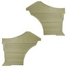 DO68GH00046645G 68 CHEVELLE/MALIBU HARDTOP REAR PANELS - WILLOW GOLD - image 1