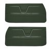 DO69GH00012469G 69 CHEVELLE/MALIBU FRONT DOOR PANELS - DARK METALLIC GREEN - image 1