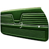 DO69GH00012469G-PA 69 CHEVELLE/MALIBU FRONT DOOR ASSEMBLY - DARK METALLIC GREEN - image 1