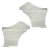 DO69GH00046239G 69 CHEVELLE/MALIBU HARDTOP REAR PANELS - MET. PARCHMENT - image 1