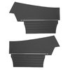 DO69GH00056100G 69 CHEVELLE/MALIBU CONVERTIBLE REAR PANELS - BLACK - image 1