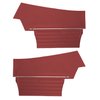 DO69GH00056511G 69 CHEVELLE/MALIBU CONVERTIBLE REAR PANELS - RED - image 1