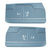 DO70GH00012310G 70 CHEVELLE/MALIBU FRONT DOOR PANELS - LIGHT METALLIC BLUE - image 1