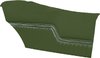 DO70GH00048415G-PA 71 CHEVELLE/MALIBU HARDTOP REAR PANEL ASSY-JADE GREEN - image 1