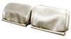 HC66GA00014220G 66 GM A-BODY BENCH SEAT HEADREST COVERS - FROST WHITE - image 1