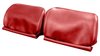 HC66GA00N14501G 66/67 GM A-BODY NON-ORIGINAL BKT HEADREST COVERS - RED - image 1