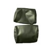 HC69GA00N14469G 69 GM A-BODY BENCH SEAT HEADREST COVERS DK GREEN - image 1