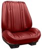 RS69GHE0010511G 69 CHEVELLE/MALIBU/EL CAMINO RALLYE BUCKET SEATS - RED - image 1