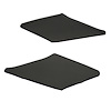 SB66GH01T1 66 CHEVELLE/MALIBU SAIL PANELS - TIER BLACK EARLY - image 1