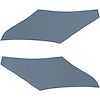 SB68GH18R 68/69 CHEVELLE/MALIBU SAIL PANELS - RIBBED LT BLUE - image 1