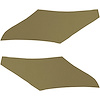 SB68GH46R 68/69 CHEVELLE/MALIBU SAIL PANELS - RIBBED IVY GOLD - image 1