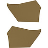 SB70GE38P 70/72 EL CAMINO SAIL PANELS - PERFORATED SANDALWOOD - image 1