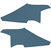 SB70GH11P 70/72 CHEVELLE/MALIBU SAIL PANEL - PERFORATED MEDIUM BLUE - image 1
