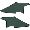SB70GH13P 70/72 CHEVELLE/MALIBU SAIL PANELS - PERFORATED DARK GREEN - image 1
