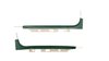 WI68GA00048469G 68/69 GM A-BODY HARDTOP/CONV. REAR PANEL WINDLACE-DK GREEN - image 1