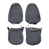 AA71GFD0010100G 71 FIREBIRD/TRANS AM FRONT BUCKETS DELUXE - BLACK - image 1