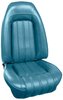 AA76GFD0010320G 76 FIREBIRD/TRANS AM FRONT BUCKETS DELUXE - NOS BLUE - image 1