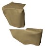 AW67GCF0056651G 67 GM F-BODY CONVERTIBLE WELL/ARMREST COVERS - GOLD - image 1