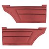 DO67GFD0048501G 67 FIREBIRD FIXED & F/D HTP REAR PANELS DELUXE - RED - image 1