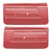 DO68GFS0010501G 68 FIREBIRD HTP/CNV FRONT DOOR PANELS STANDARD - RED - image 1