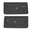 DO69GFS0010100G 69 FIREBIRD/TRANS AM FRT DOOR PANELS STANDARD - BLACK - image 1