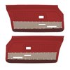 DO70GFD0010513G 70 FIREBIRD/TRANS AM FRONT DOOR PANELS DELUXE - RED - image 1