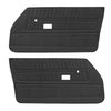 DO70GFS0010100G 70/71 FIREBIRD/TRANS AM FRONT DOOR PANELS STANDARD - BLACK - image 1