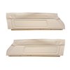 DO77GFD0010209G 77 FIREBIRD/TRANS AM FRONT DOOR PANELS DELUXE - WHITE - image 1