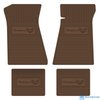FMFB0003003129 75/81 FIREBIRD VINYL FLOORMATS DARK SADDLE - image 1