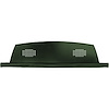 PT67GF469G 69 FIREBIRD PACKAGE TRAY W/ SPEAKER CUTS/MESH - DARK GREEN - image 1