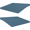 SB68GF11R 68 FIREBIRD STD SAIL PANELS - MEDIUM BLUE RIBBED - image 1